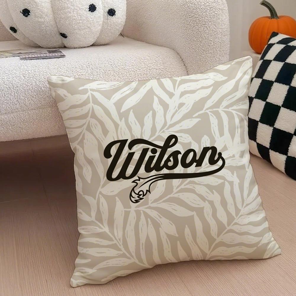 brand classic WWilson Cushion Cover Throw Pillow Cover Hidden Button Durable Polyester Chair Cushion