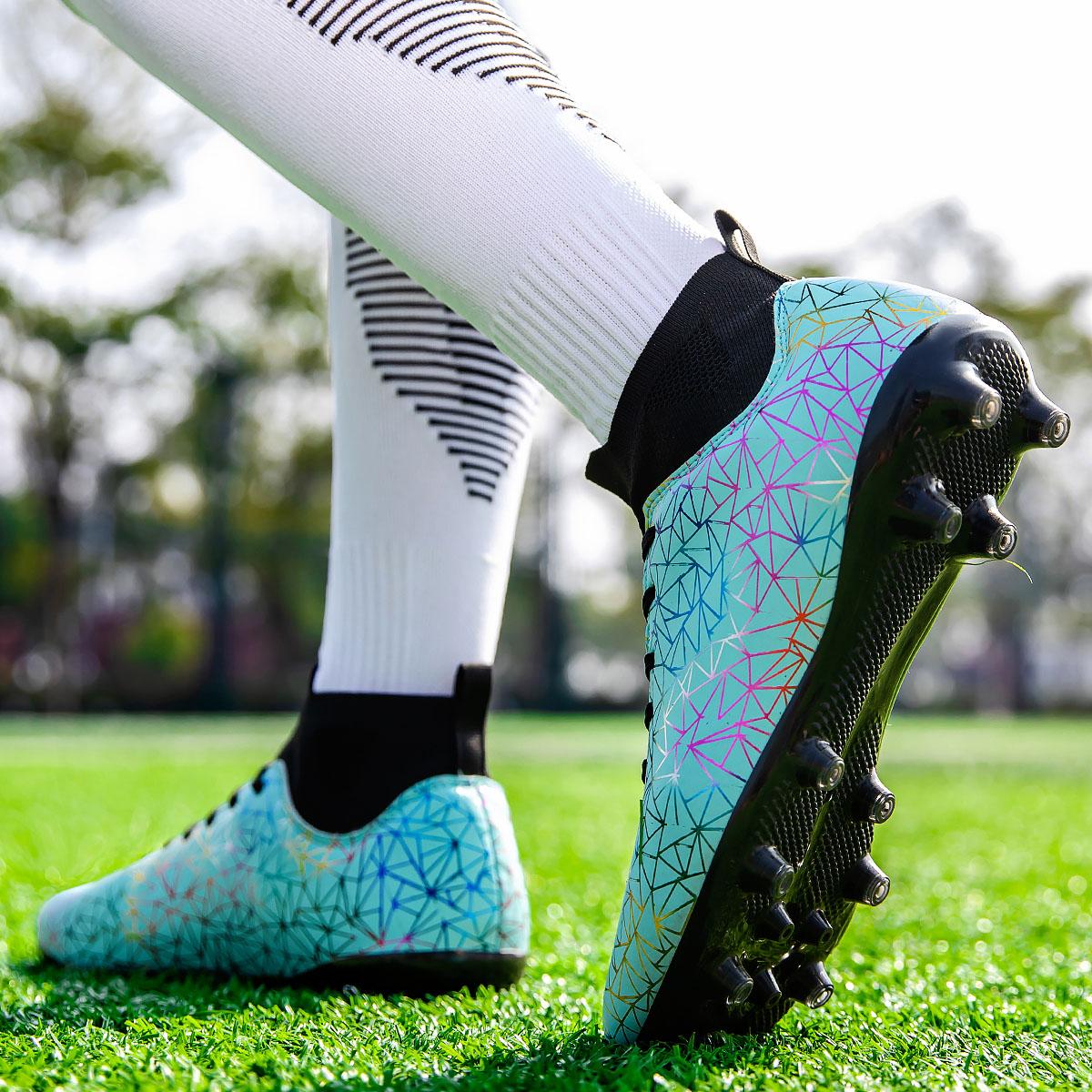 Мужские футбольные бутсы подростковые дышащие футбольные бутсы профессиональная игровая — фото 18