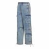 Adidas W 2 In 1 Denim Pants Kq6479 WarnIng Blue Denim