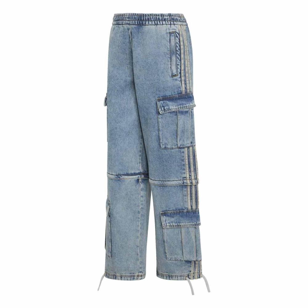 Adidas W 2 In 1 Denim Pants Kq6479 WarnIng Blue Denim