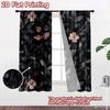 2D flat Photography Backdrop Background cloth Dark Floral Leaves 100% Polyester Festive Holiday Perfect for Suitable for