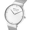 BERING Men's Analog Quartz Watch, Max Lune Collection, Stainless Steel Strap & Sapphire Crystal (15540-004), Officially Imported, 3-Year Internal Warr