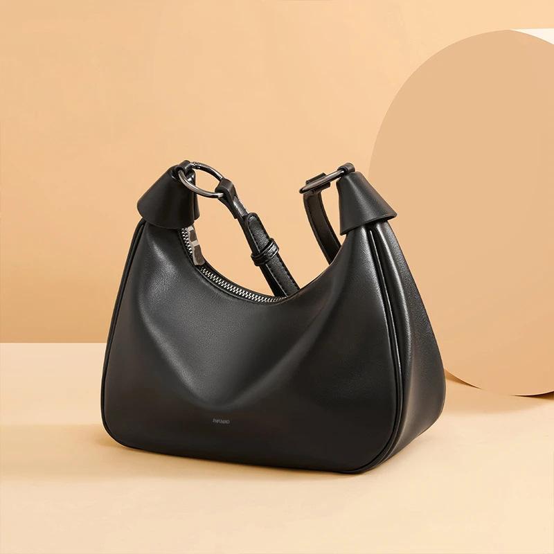 Niche retro underarm bag women's new fashionable large-capacity one-shoulder commuter versatile crossbody bag