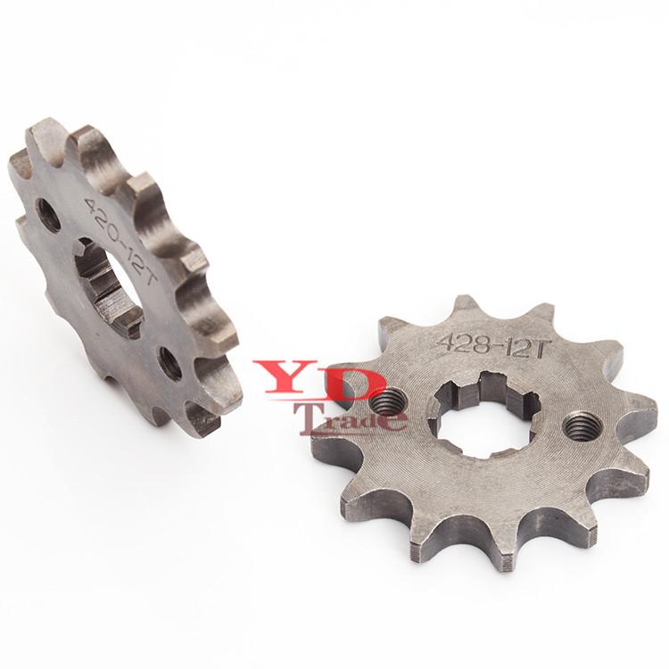 Off-Road Motorcycle/ATV Engine Parts: 420-12T & 428-12T Gears and Sprockets