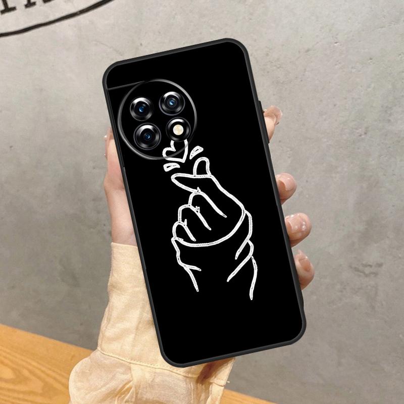 Love On The Finger Kpop Hülle Für OnePlus Nord 5 CE 2 3 4 Lite N20 N30 OnePlus 15 13 12 11 13T 10T 12R 13R 15R Abdeckung