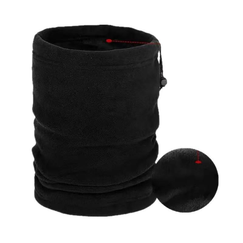 Men's Windproof Winter Cycling & Skiing Fleece Neck Gaiter Hat - Warm Cold Weather Face & Neck Protector