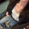 Spring/Summer 2026 Sexy Lace Strapless Padded Bra Vest for Women