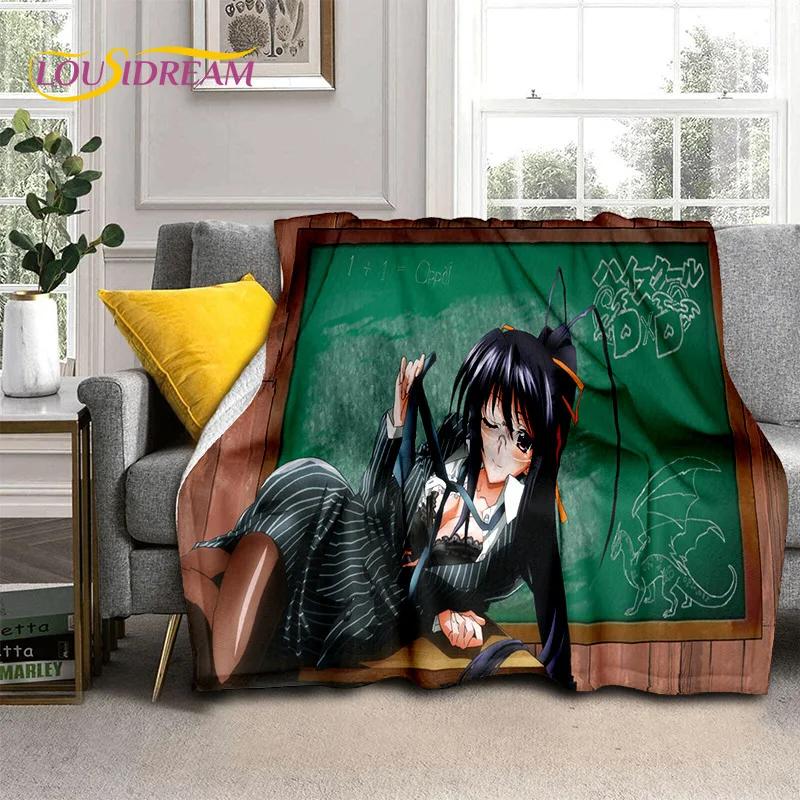Cartoon Sexy Girl High School DxD Anime 3D Blanket,Soft Throw Blanket for Home Bedroom Bed Sofa Picnic Travel Cover Blanket Kids