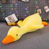 Adorable Derpy Duck Plush Pillow - Large Backrest Toy & Birthday Gift