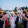 5PCS Glow Flash LED Light Up Fairy Sticks Floating Ribbon Wand Photo Prop  Party Favors