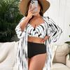 2026 European Plus Size Printed Swimsuit Set: Three-Piece Cover-up for Sexy Vacation Fashion