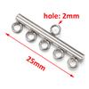 20pcs Stainless Steel Necklace Bracelet Layer Clasps Pendant Bail Connector Drop DIY Connectors For Jewelry Making Supplies