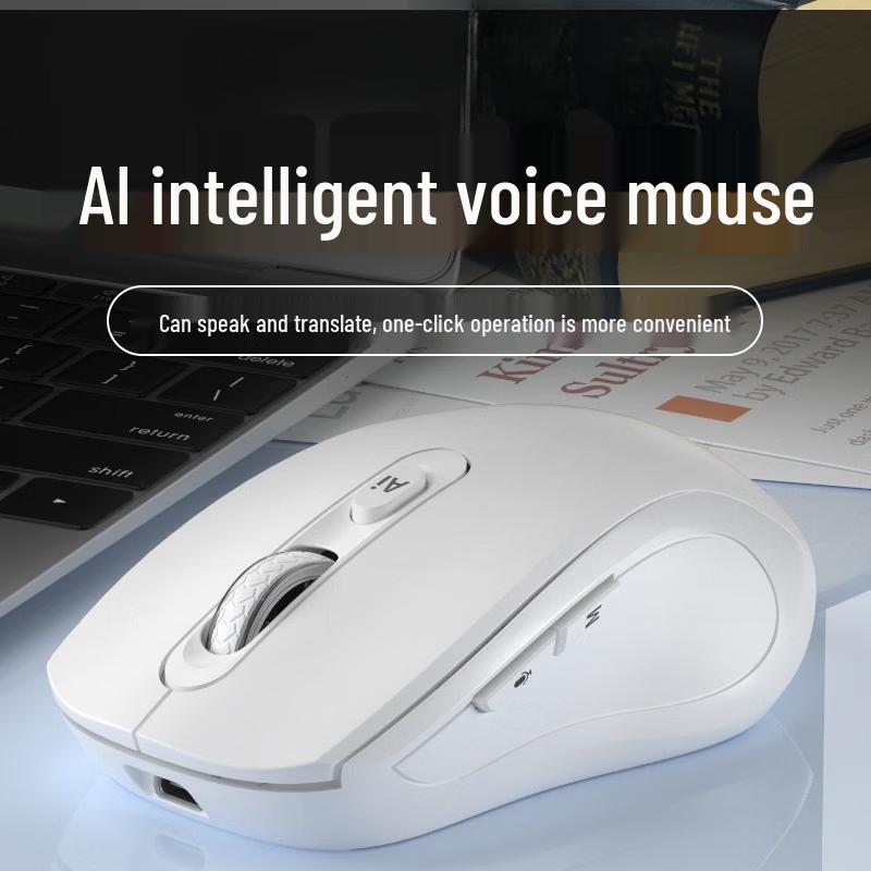 OLOEY Smart Voice Wireless Bluetooth Tri-Mode Rechargeable AI Mouse