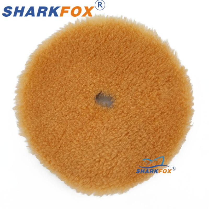 

Шерстяной полировальный диск Sharkfox 5/6 дюймов, полировальный диск из овечьей шерсти высокой плотности, полировальный диск из шерсти для полировки деталей автомобиля 5inch Backer