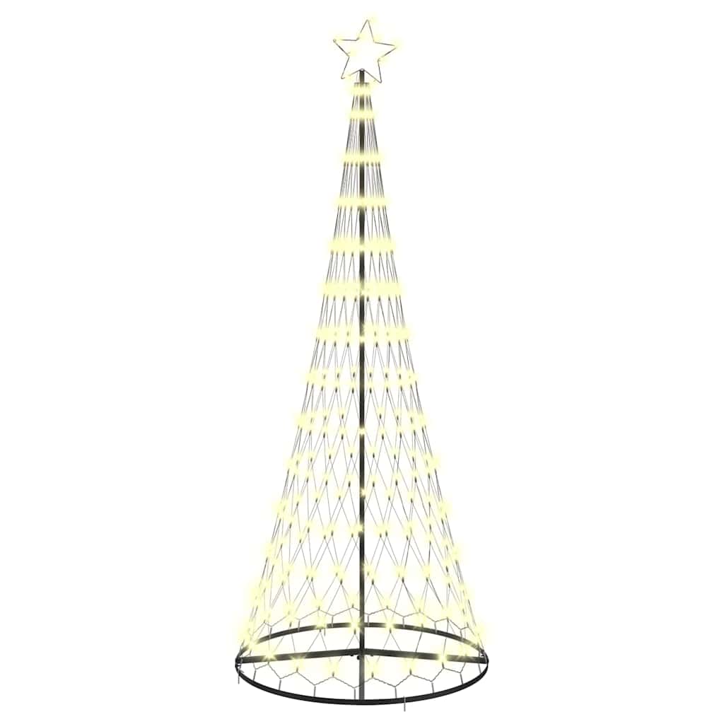 LED Christmas Tree with 295 LEDs Warm White 250 cm Metal