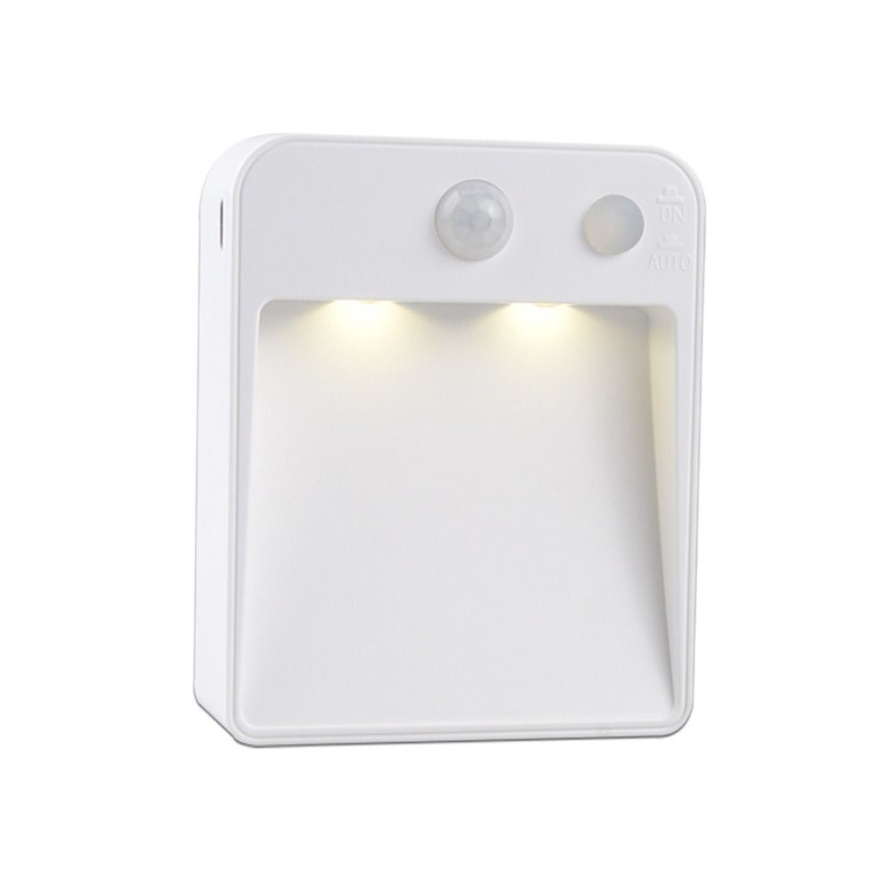 Battery Powered LED Night Light Automatic Light Sensor Light Bedside Lamp Baby Kids Bedside