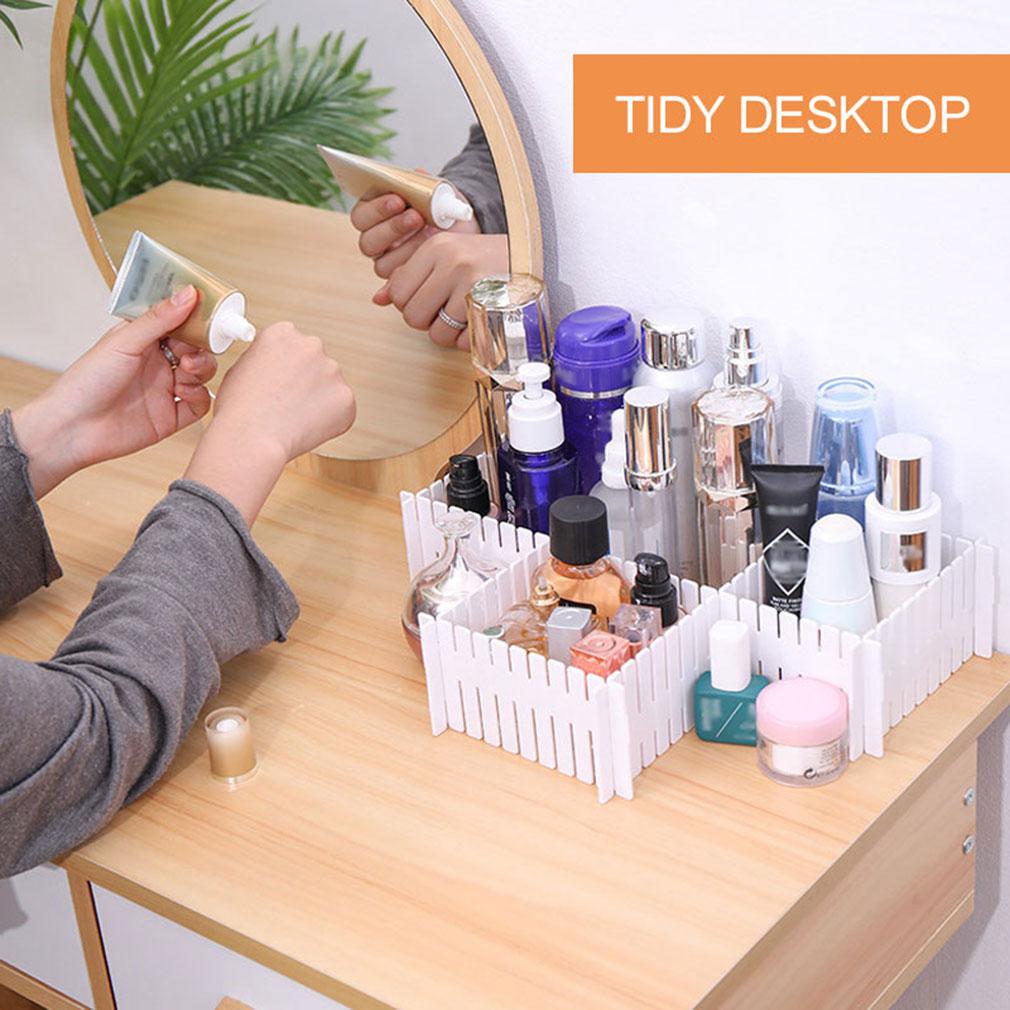 4pcs/set Adjustable Drawer Organizer Divider Household Storage Fence Drawer Divider Plate Bedroom Office Dresser Organizers