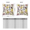 Gravity Falls Bill Cipher Pillowcase Printed Polyester Cushion Cover Decor Cartoon Anime Pillow Case Cover Sofa Square 45*45cm