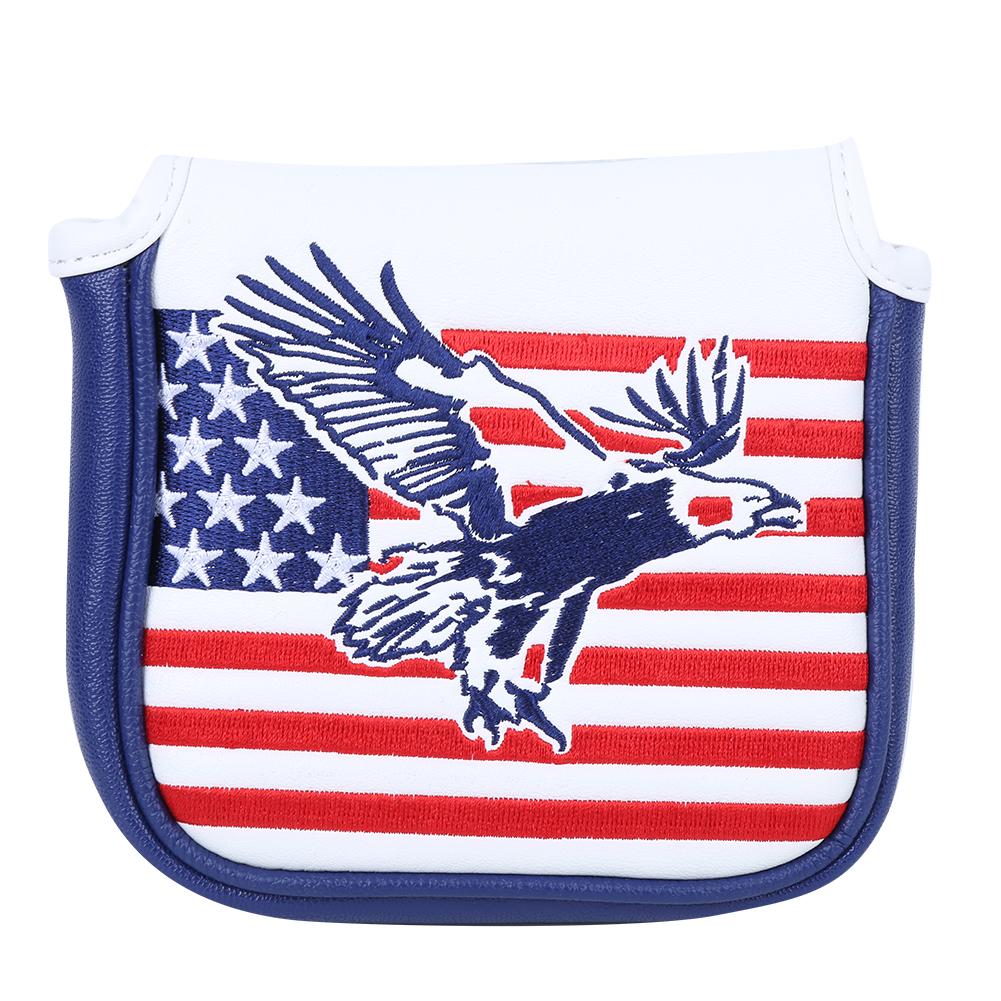 Golf Putter Magnetic Protection Covers Waterproof Headcover with Embroidery Pattern Accessorylarge