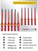 13-Piece Insulated Electrician Screwdriver Set - Phillips & Slotted, High Voltage Resistant S2.