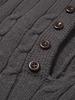 Women's Plus Size Cable Knit Roll Neck Sweater - Solid Color Versatile Pullover for Autumn/Winter, Long Sleeve Cozy Style.