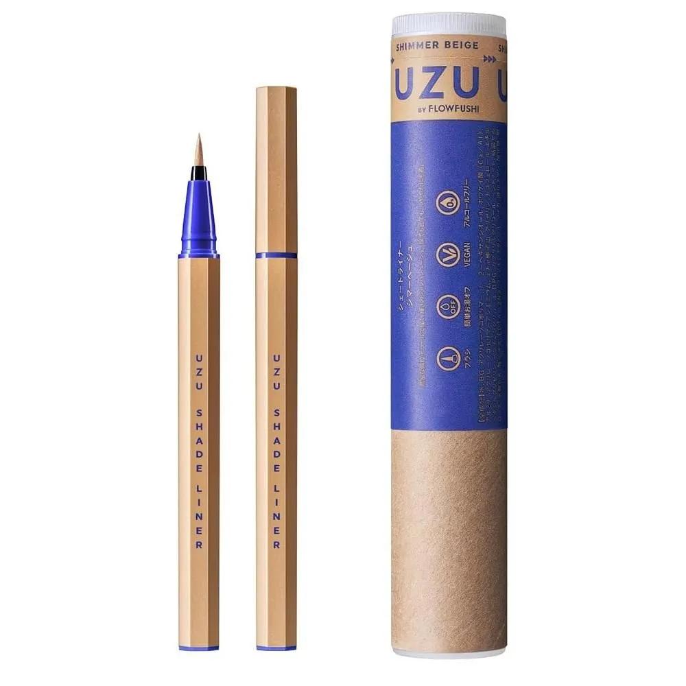 UZU Eye Opening Liner 1 Pack Shimmer Beige UZU Eye Opening Liner, Shimmer Beige, Liquid Eyeliner, Off