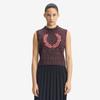 [Womens] Twisted Horse Knit Vest - Flamingo Tan Afpf2531134-Z15