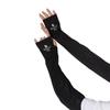 Polyester Fibre Long Gloves Ice Silk Arm Sleeves Cover Fashion Arm Cover  Camping