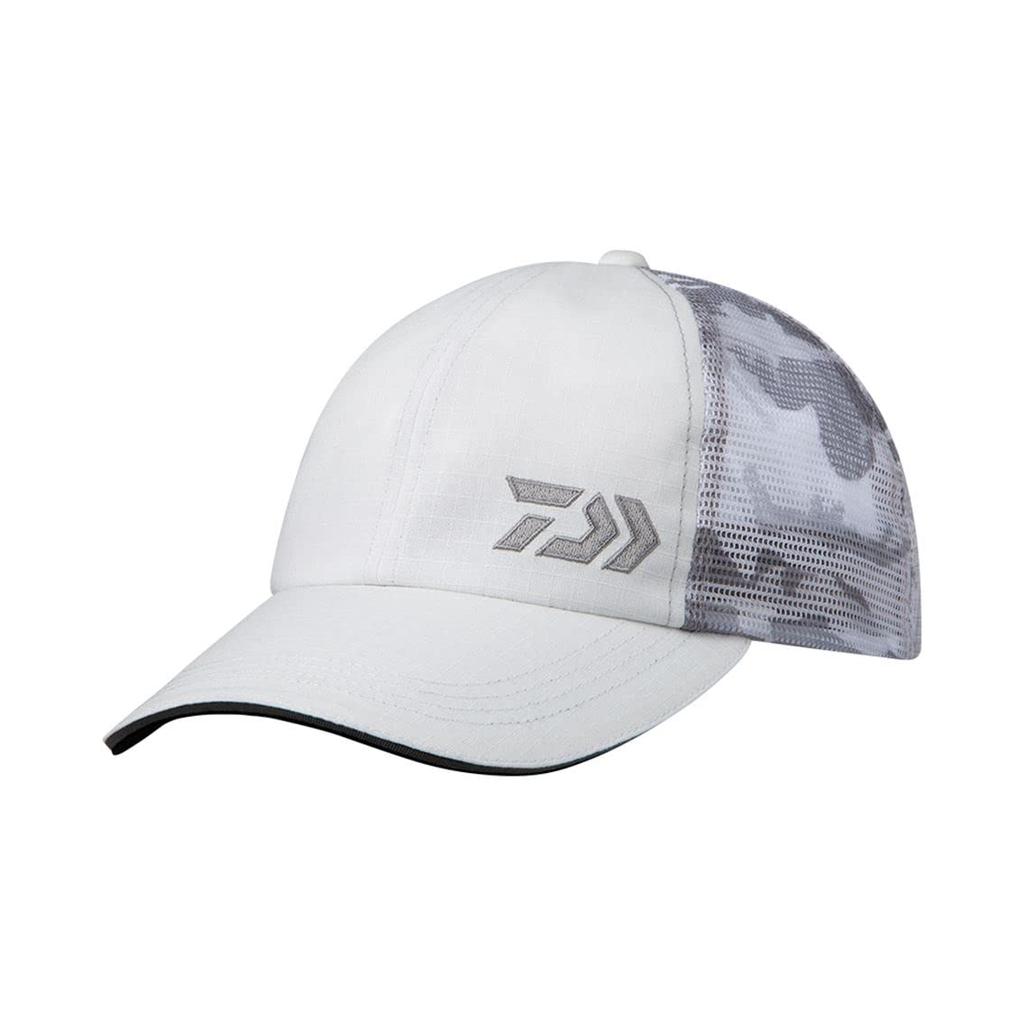 Daiwa Camouflage Half Mesh Cap Free Size DC-7023 White,