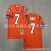 Denver Broncos Retro Football Jersey Mens Cotton Training Shirt NFL Style Rugby Sportswear