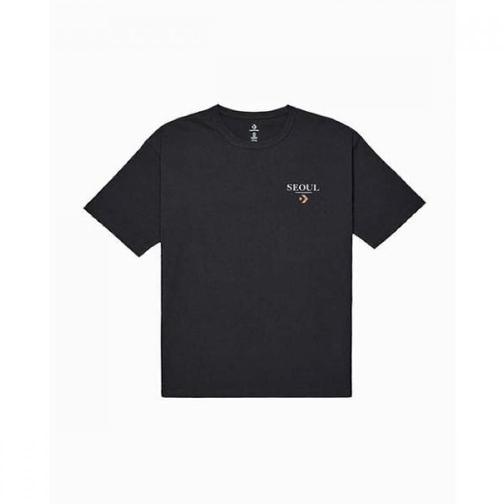

Converse Seoul CiTy Graphic T shirT Dark maTTer Mch647 Gda 90