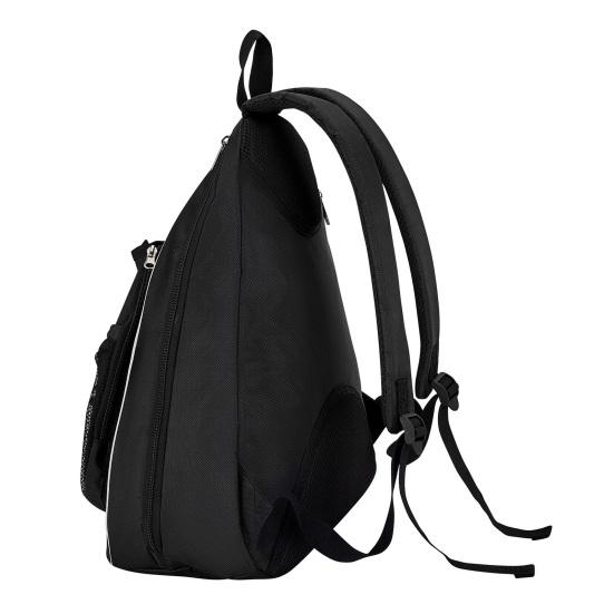 Pickleball Backpack for Men Women Adjustable Crossbody Sling Pickleball Paddle Bag with Water Bottle Holder for Tennis Pickleball Gears