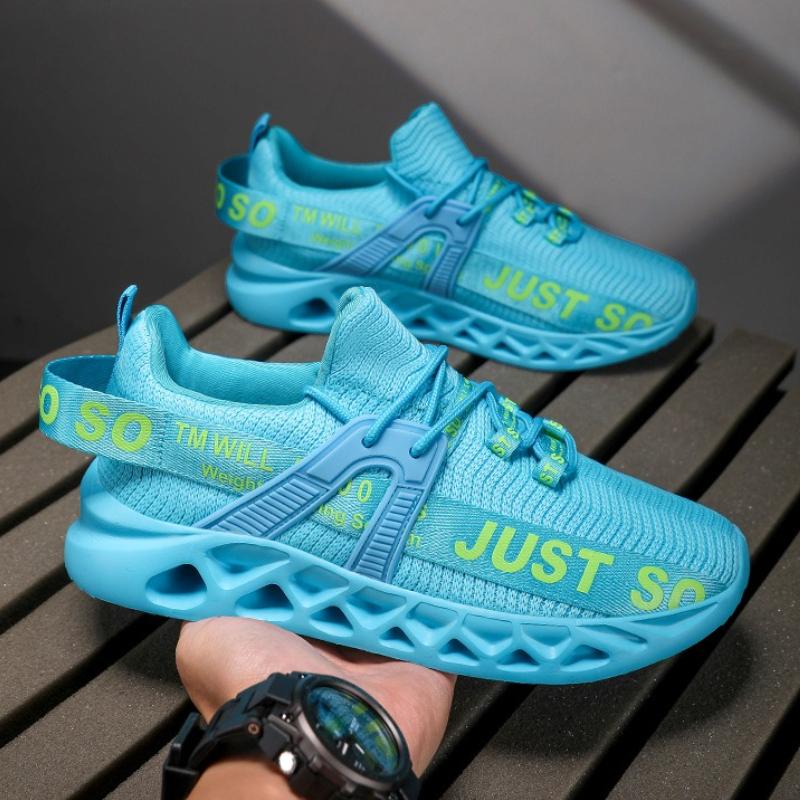 36-48 Large Size Men's Sneakers Designer Fashion Solid Color Vulcanized Shoes Mesh Lightweight Breathable Couple Running Shoes