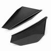 1 Pair   Motorcycle Winglet Aerodynamic Wing Kit Fit For   (Black)