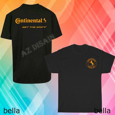 Nuova T-Shirt con Logo Pneumatici Continental Divertente Taglia dalla S alla 5XL