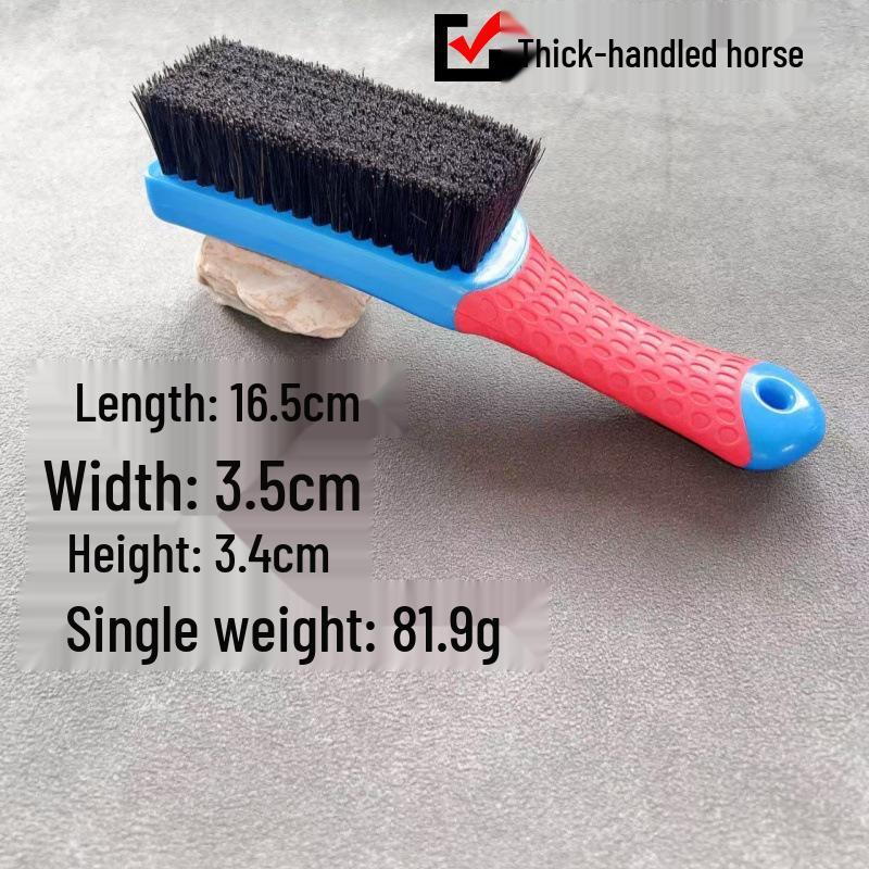 Wenwan Nano & Bristle Brush with Dual-Color Silicone Handle