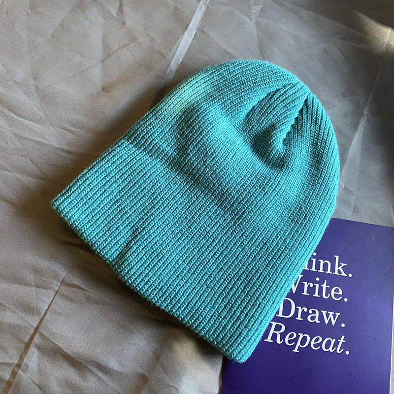 Vintage Knitted Winter Hat With Thick Warm Acrylic For Men And Women