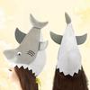 Cartoon Shark Party Hat Creative Plush Animal Cap Halloween Headgear Festival Event