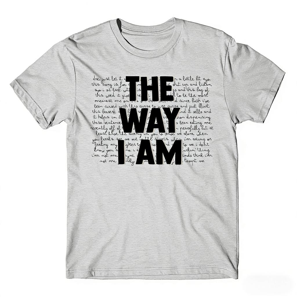 2026 New Album Luke Combs The Way I Am Unisexs TShirt 100Cotton Unisex ONeck Short Sleeve Oversized Y2k Popular Fans Gifts