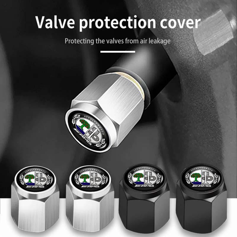 For Volkswagen b45PCS Car Tire Valve Caps Theftproof Aluminum Wheel Tyre Stem For Mercedes Benz AMG W204 W205 W203 W211 W201 W210 W108 W124 W126
