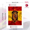 Spain national football logo Pattern  3pcs 100% Round Full Drill 5D DIY Diamond Painting Embroidery Cross Stitch Rhinestone Décor