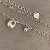 Korean-Style Sterling Silver Money Bag Necklace - Women's High-End, Versatile Clavicle Chain