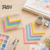Precision Paper Stacking Guide Crafting Alignment Guides with Storage Case, 5 Pcs Color-Coded L-Shaped Framing Spacer Spacers Size Tabs for