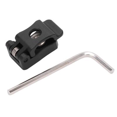 Abrazadera para cable de cámara réflex con tornillo de 1/4 de pulgada, procesamiento de pintura en aerosol, clip para cable, piezas de montaje