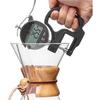 Pour Over Coffee Maker 27 OZ, 8 Cup Borosilicate Glass Drip Coffee Maker with Reusable Stainless Steel Filter and Cork Grip for Home Café 800 ML