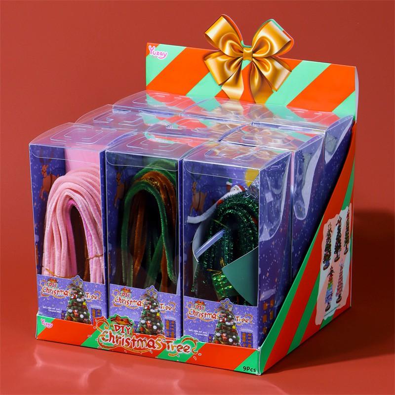 DIY Twist Stick Christmas Tree Kit - Stress Relief Plush Toy Gift Teens Adults