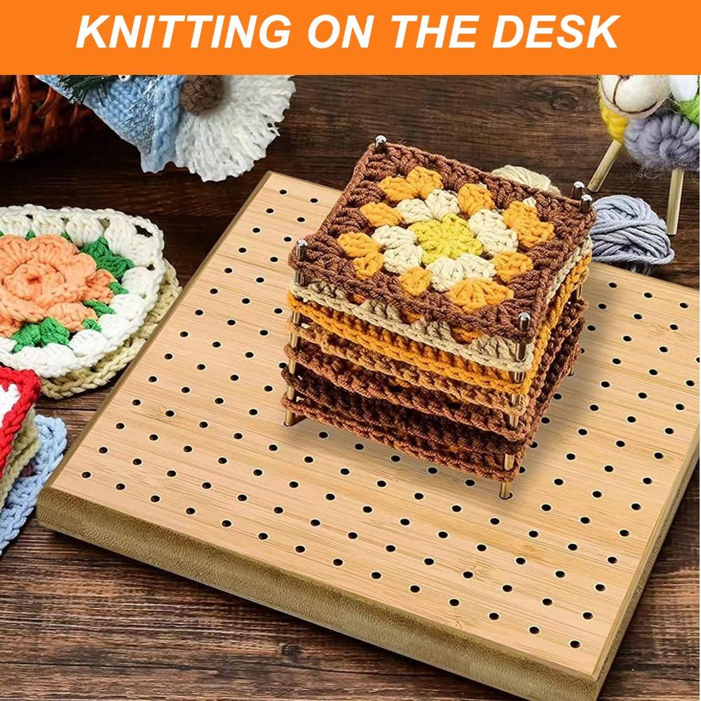 Wood Color Knitting Blocking Mat Wood Crochet Blocking Board  Crochet Projects