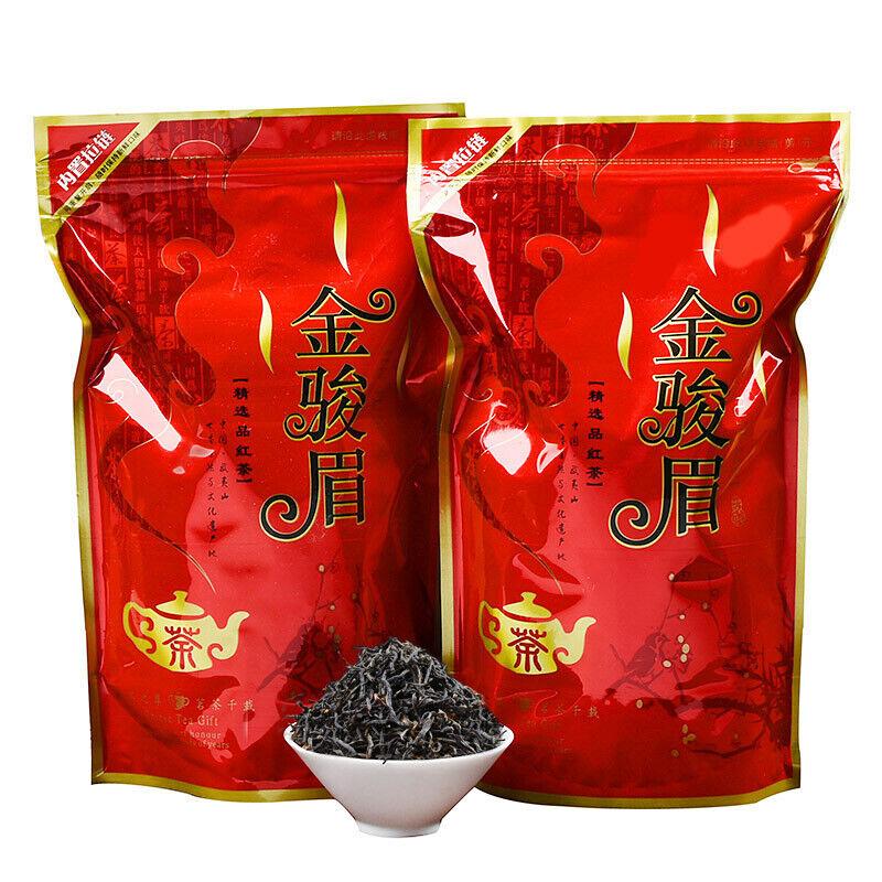Bio Wuyi Schwarztee Jin Jun Mei Golden Eyebrow Junmee Chinesischer Schwarztee 250g