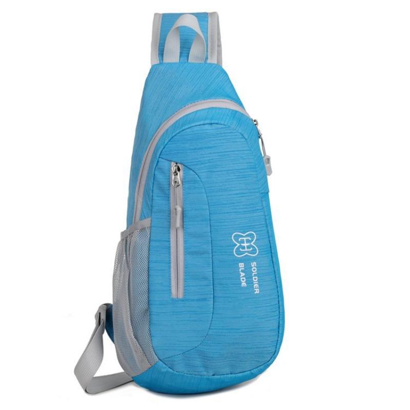 Bolso de Hombro Deportivo para Hombre y Mujer Multifuncional Mini Petaca Exterior Bolso Pequeño de Pecho Ocio Viaje Bandolera Bolso de Pecho