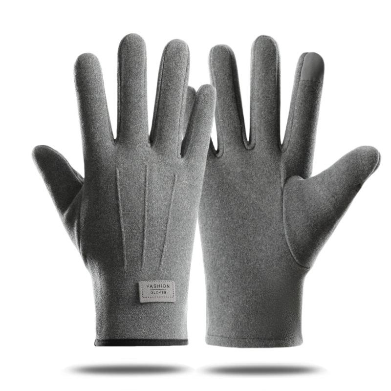 Warm Gloves for Women, Winter Men, Outdoor Cycling, Driving, Sports Cycling, with Fleece, Autumn and Winter Couple Gloves
